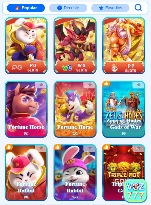 Jogos Certificados voz777.com